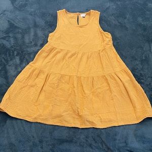 💐5/$20 Sale💐 XL Mustard Yellow Cotton Dress